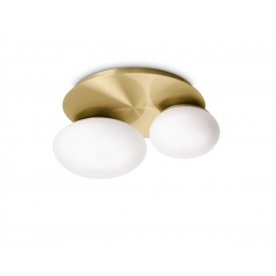 NINFEA ZŁOTA LAMPA SUFITOWA   293653 Ideal-Lux